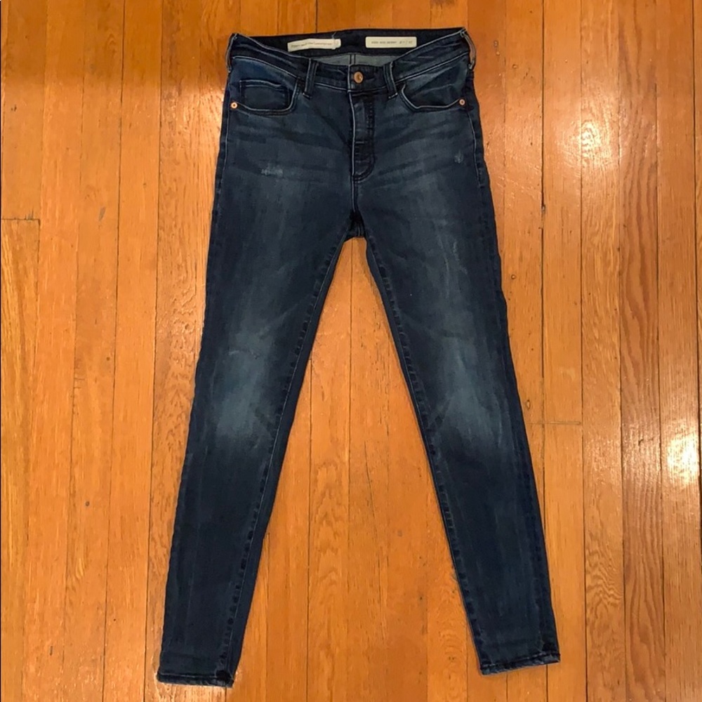 Pilcro & the Letterpress High-Rise Skinny Jeans